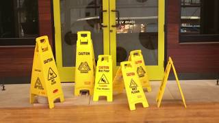 Sign Safe: The Wet Floor Sign Holder