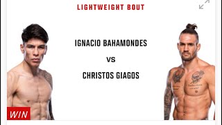 Ignacio Bahamondes with first round KNOCKOUT over Christos Giago (HEADKICK KO) MMA GURU Commentary