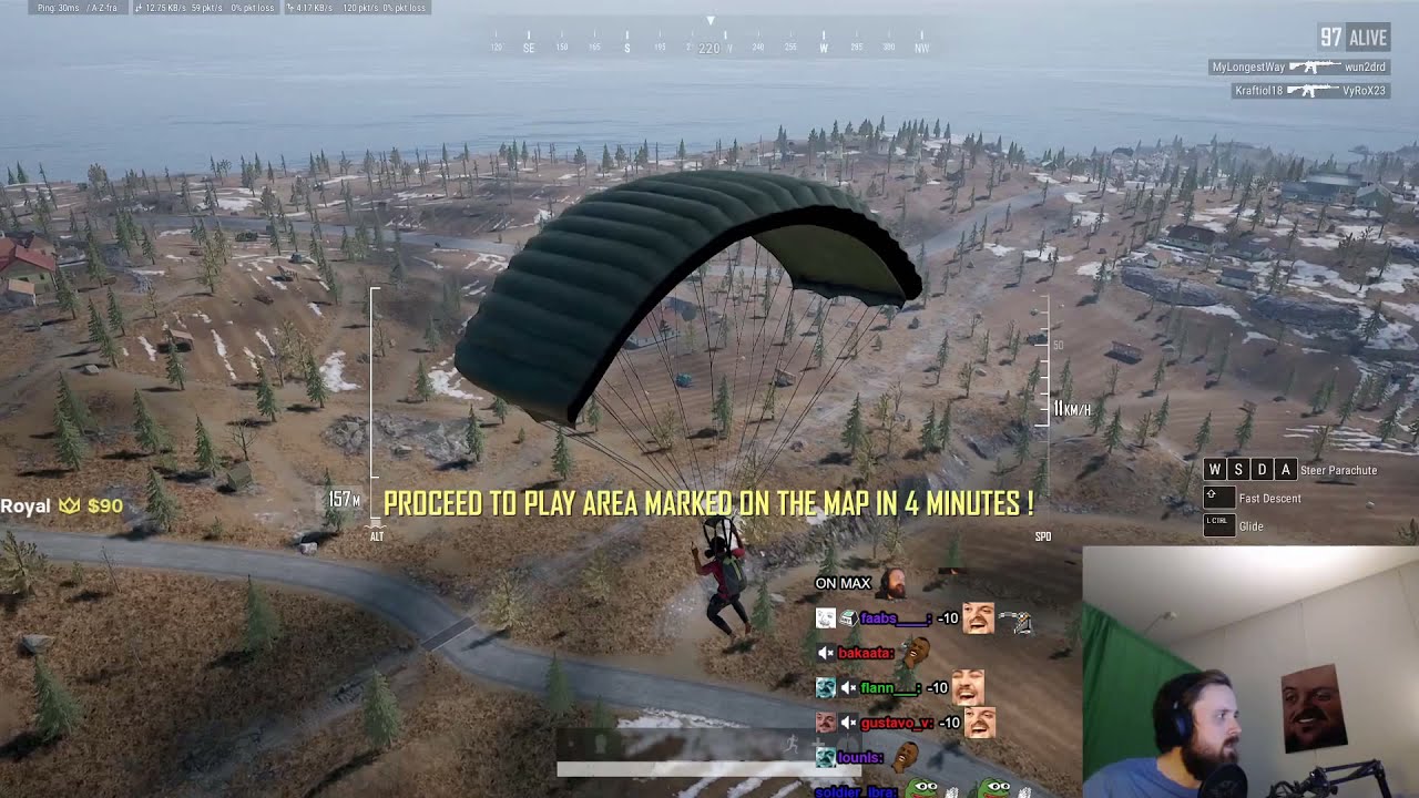 Forsen plays PUBG: BATTLEGROUNDS with stream snipers! (2022) - Part 25 (with Chat)