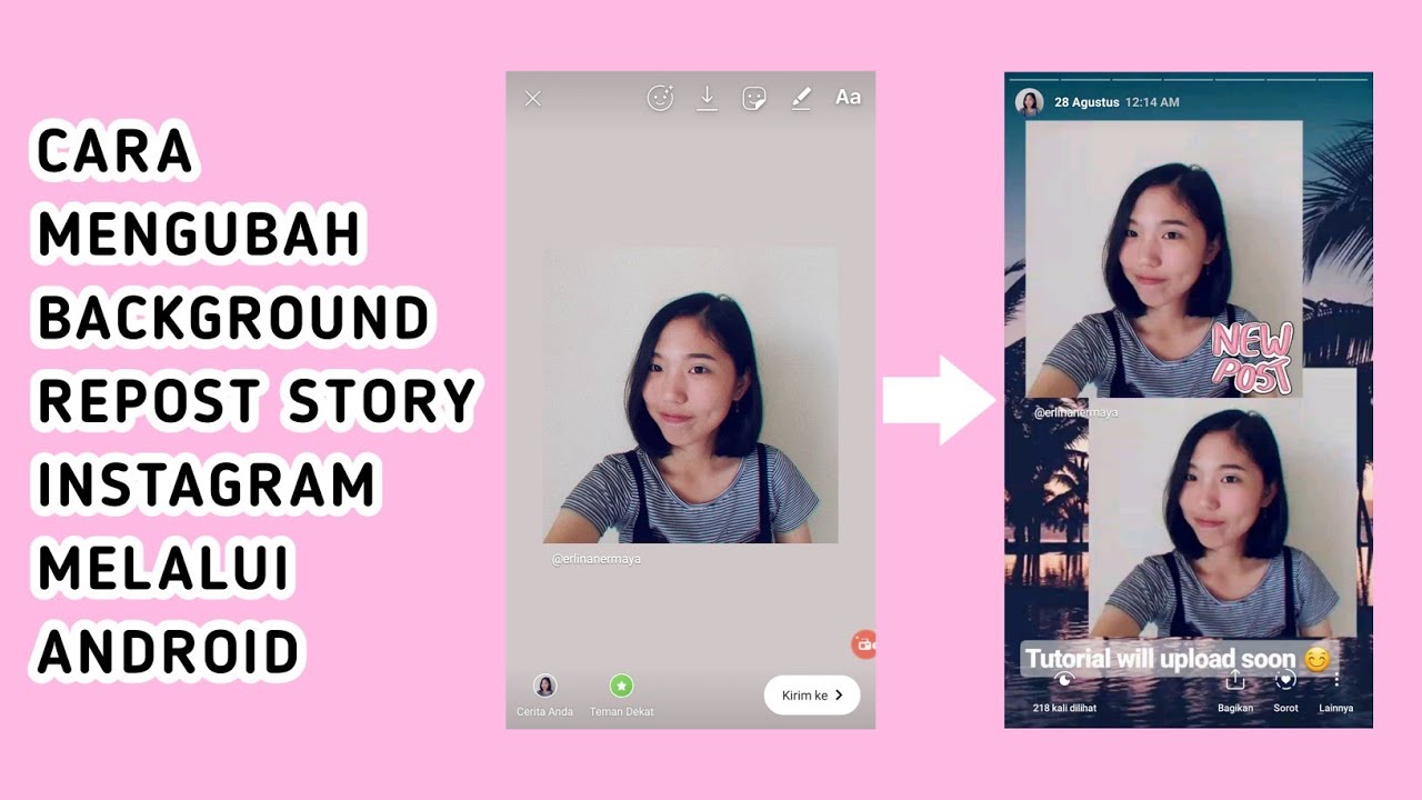 Cara Membuat Background Repost Story Instagram yang Menarik dan Unik