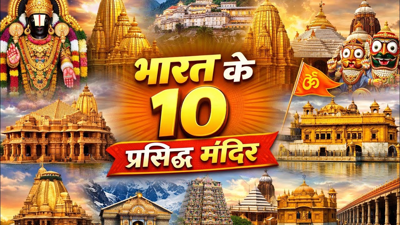 Top 10 famous temple in India ll Top 10 temple in India ll Best temple in india