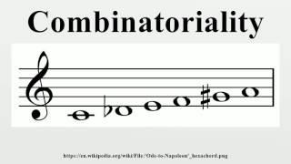Combinatoriality
