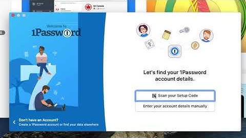 Add Mac to 1Password Account