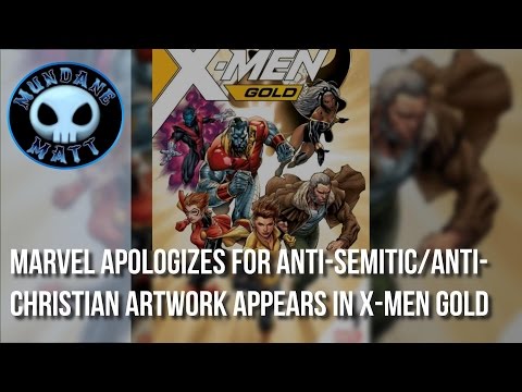 Marvel apologizes for anti-semitic/anti-christian artwork appears in X-MEN GOLD
