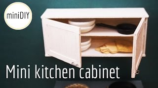 Diy miniature kitchen cabinet? today we craft a cute cabinet for our
kitchen. used balsa wood, paint and paperclips. :) hope you like the
video ...