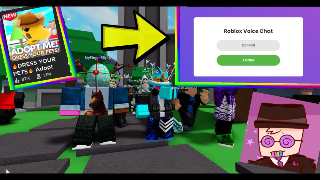 Adopt Me At 1 Million Players Roblox Voice Chat Youtube