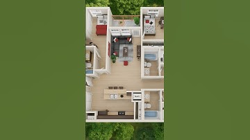 3D Floor Plan for Three Bedroom House | Stunning Animation Video #homeelevation #houseelevation