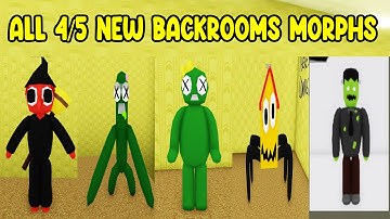 UPDATE - How To Find ALL 4/5 NEW BACKROOMS MORPHS in Find The Backrooms Morphs