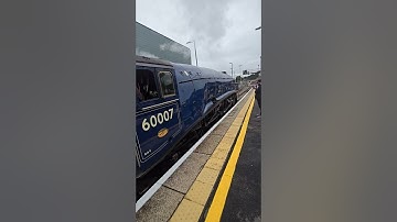 Sir Nigel Gresley leaving Exeter St Davids
