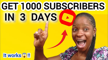 How I Got 1000 Subscribers in Just 3 Days,(step-by-step YouTube Growth Strategy)