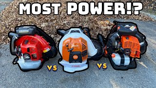 Stihl BR800 vs Redmax EBZ8560 vs Echo PB9010. Which is THE BEST?!