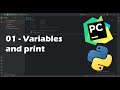 Python Tutorial 01 - Variables and print