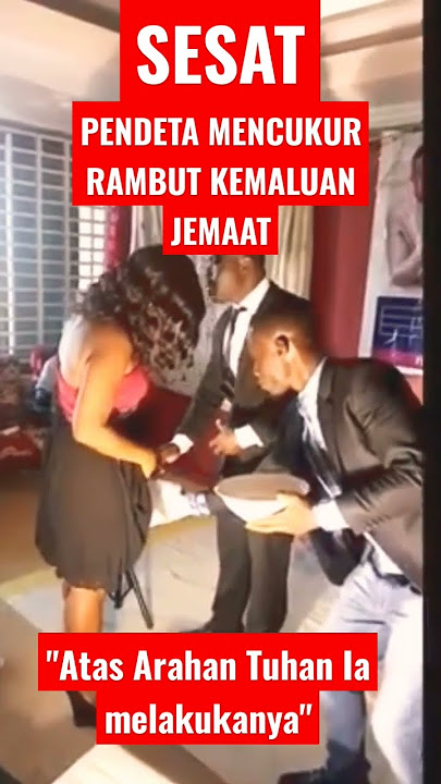 Pendeta Mencukur Rambut Kemaluan jemaatnya ‼️.             (Pdt. di Ghana, atas arahan Tuhan)