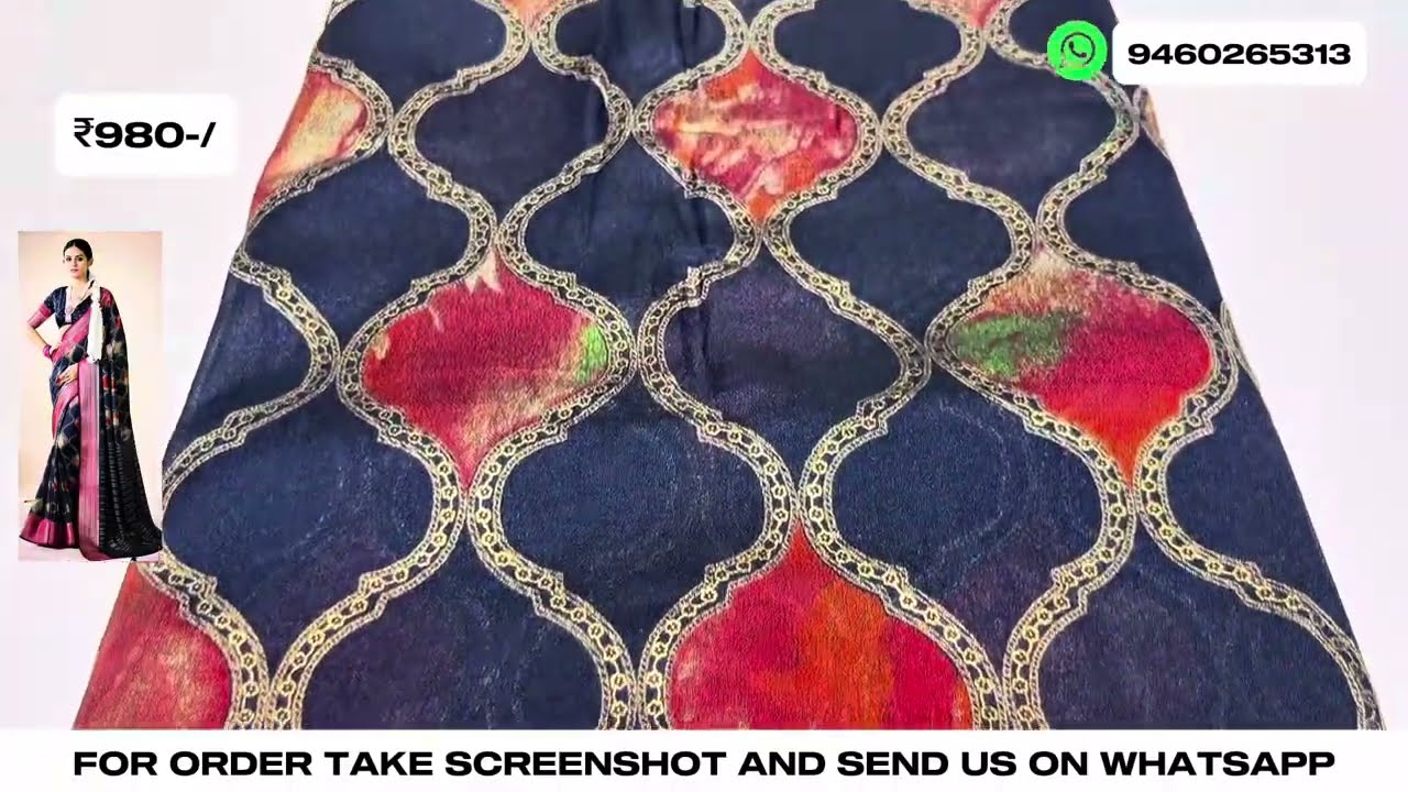 Latest Mass Mailo Fabric Sarees with contrast border | Exclusive Designs | Wholesale price 