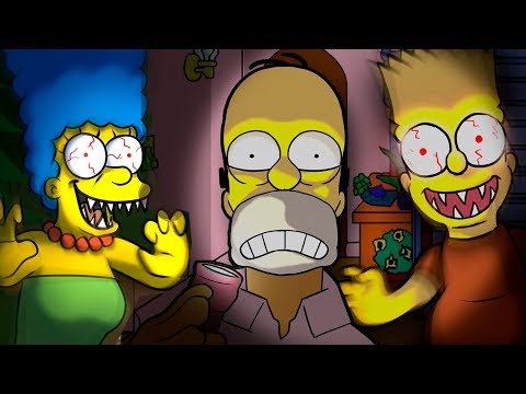 НЕ носи ЯЙЦА ДЛЯ БАРТА СИМПСОНЫ ХОРРОР мультик КАСПЕР играет в EGGS for Bart