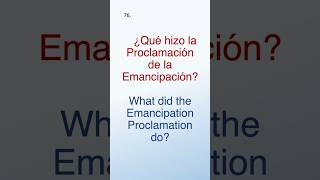 Examen de Ciudadanía 2023 | Pregunta #76 de Educación Cívica (U.S. Citizenship Test)