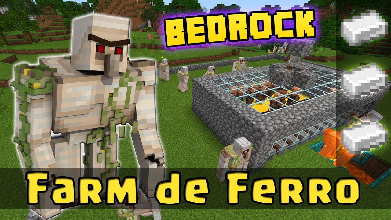 Farm de ferro para minecraft 1.20! #minecraft #farmdeferro #farm #surv