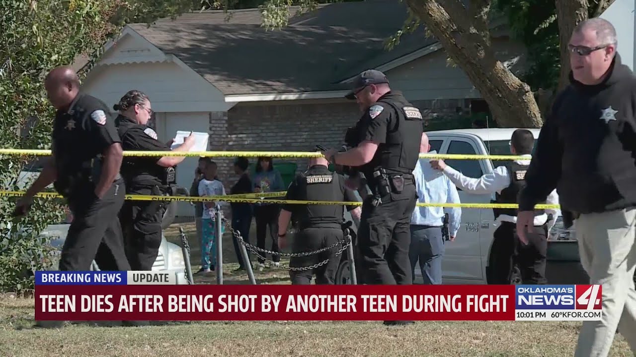 Teen dies after being shot by another teen during fight - YouTube