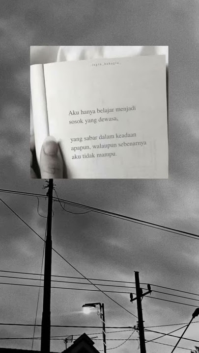 Status wa🎶🎶 Belajar dewasa😇