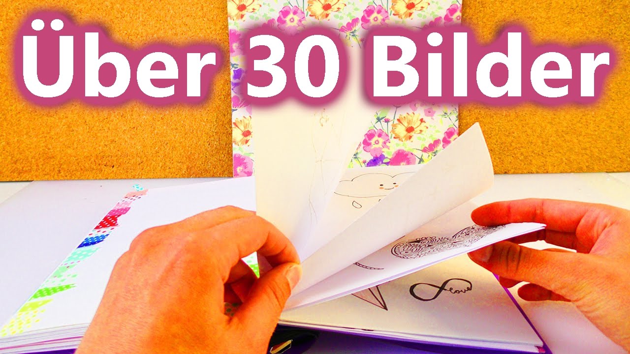 Filofax Rückblick - über 30 selbstgemalte Bilder! Kathis Zeichnungen im Überblick | Gestalten - YouTube