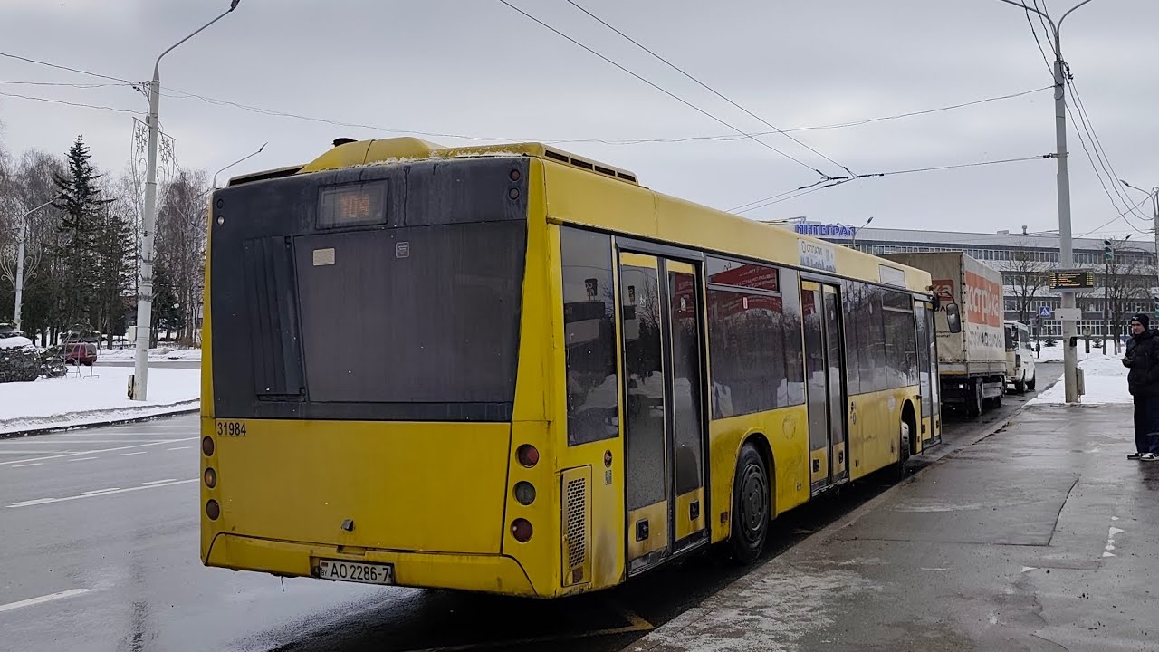 ПОЕЗДКА на МАЗ 203.068 (ГОС. АО 2286-7) 104 маршрут