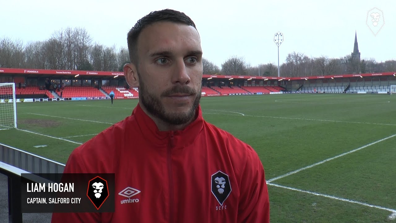national league volley Salford City 1-0 Gainsborough Trinity - Liam Hogan post match interview0