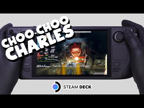 Steam Deck Gameplay | Choo-Choo Charles | Steam OS | Filmed at 4K 60FPS