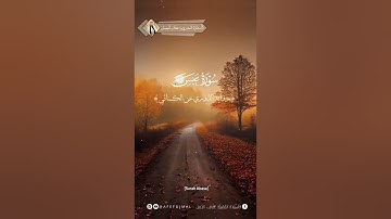 🕊️💐 تلاوة عطرة لسورة عبس برواية الإمام الدوري عن الكسائي 💐🕊️