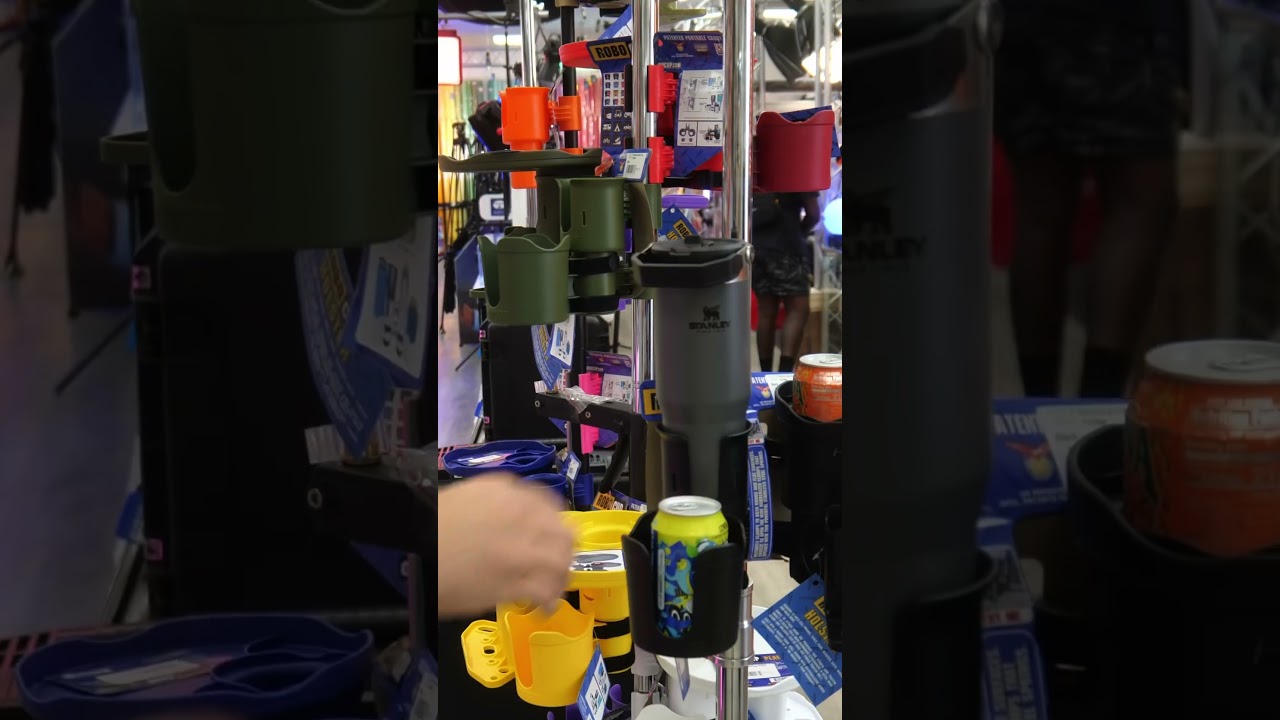 The RoboCup is a rugged, all-purpose clamp-on holder designed to securely grip drinks!