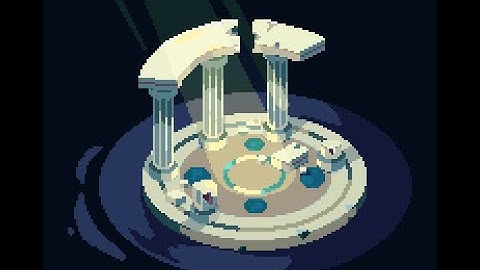 Pixel Art Timelapse - Isometric Stone Pillar Ruins