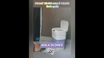 Papelera Caneca Plegable Automática Con Sensor De Apertura.DSI🎉
