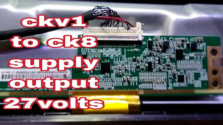 ace 32 smart tv good backlight no picture ckv1 to ckv8  27volts