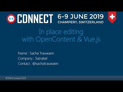 In-place Editing with OpenContent & Vue.js