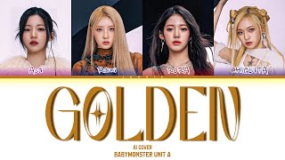 Ai Cover  Babymonster Unit A golden By Huntrix