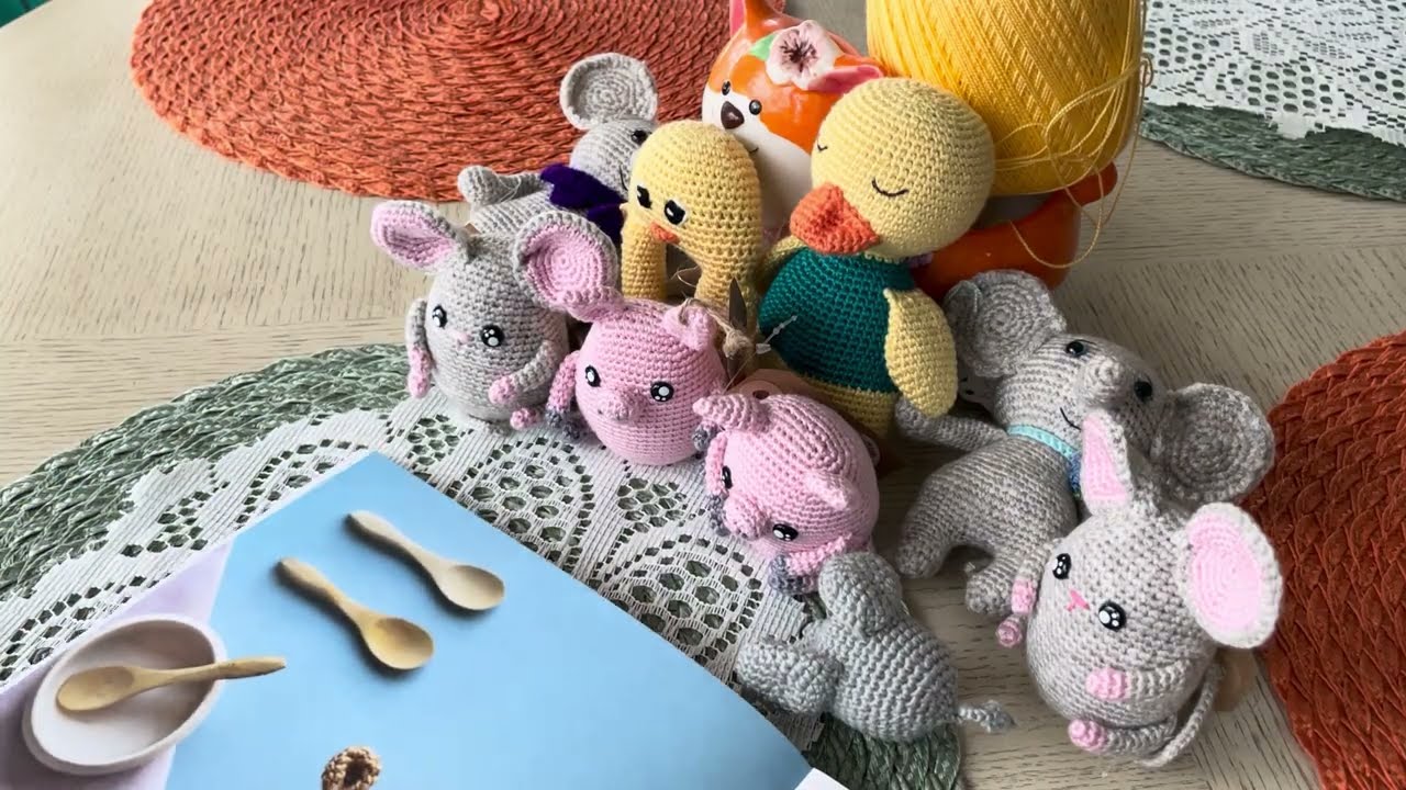 Вязаные игрушки не из плюшки -3.Готовые работы. Что вяжу…