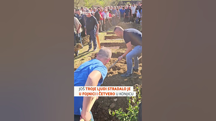 Hiljade na ukopu 19 žrtava poplava u Jablanici