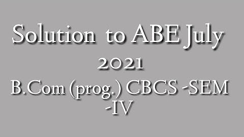 Hindi -B (MIL) Q.2 And 3 ( Subject Code- 52051416) B.Com IV Semester (CBCS)