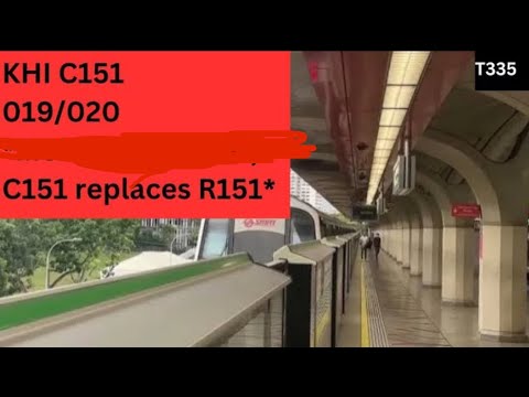 [SMRT] (RETIRED;C151 replaces R151) Set 019/020 departing Tanah Merah ...