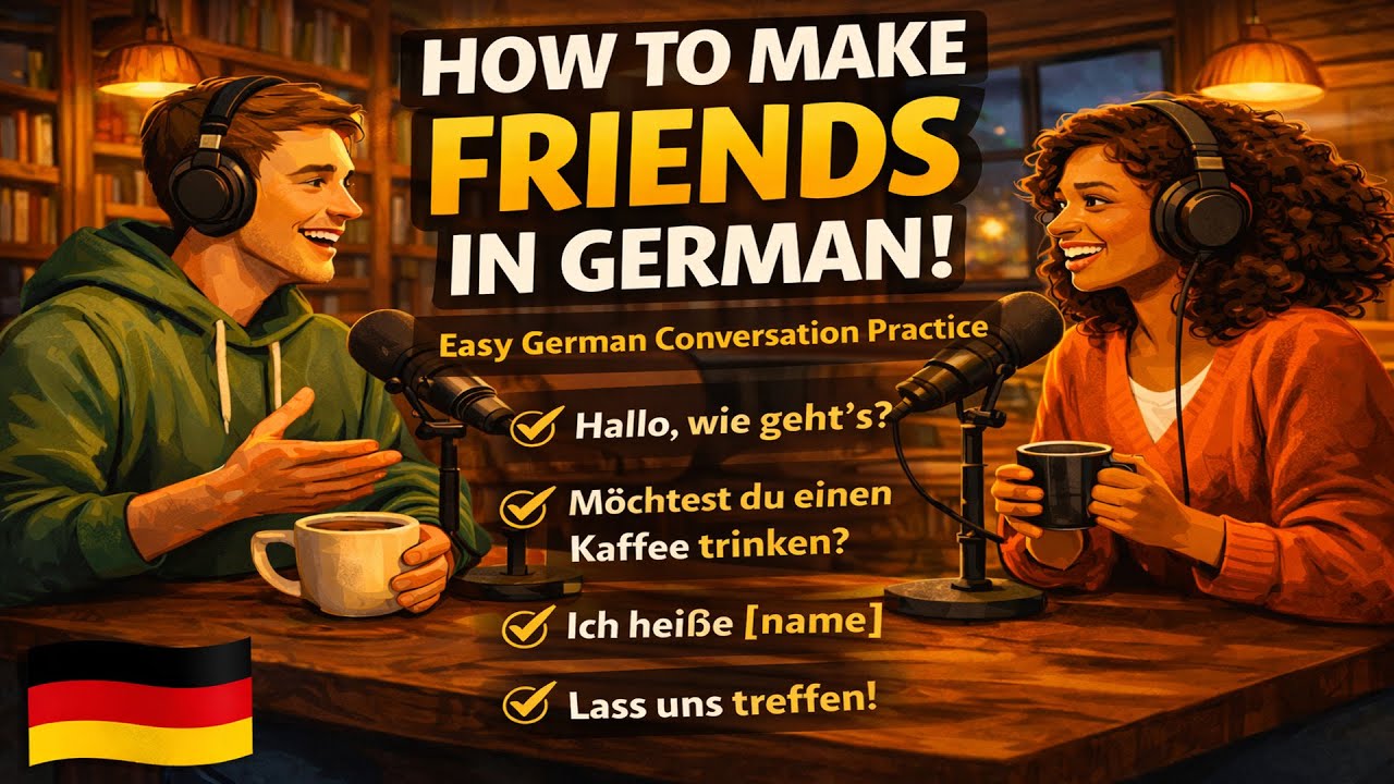 Speak German Confidently: How to Make Friends & Start Conversations) | GermanChatsEasy