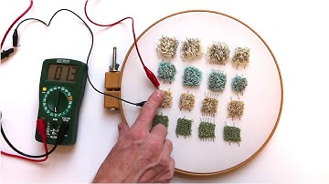 E-Textile Sensor Experiments: Tufting With Conductive Thread