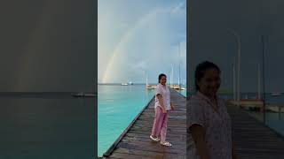 Sea rainbow 🌈 Maldives #maldives #shorts