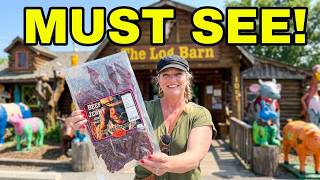 MUST SEE! Roadside attraction in Armstrong British Columbia. The Log Barn