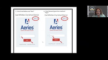 Aeries Parent Portal Training English