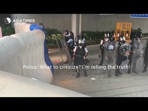 Emotional police talk back in Admiralty on August 5