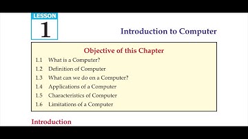 CS6C01Eng - Computer Science Class 6 - Chapter 1