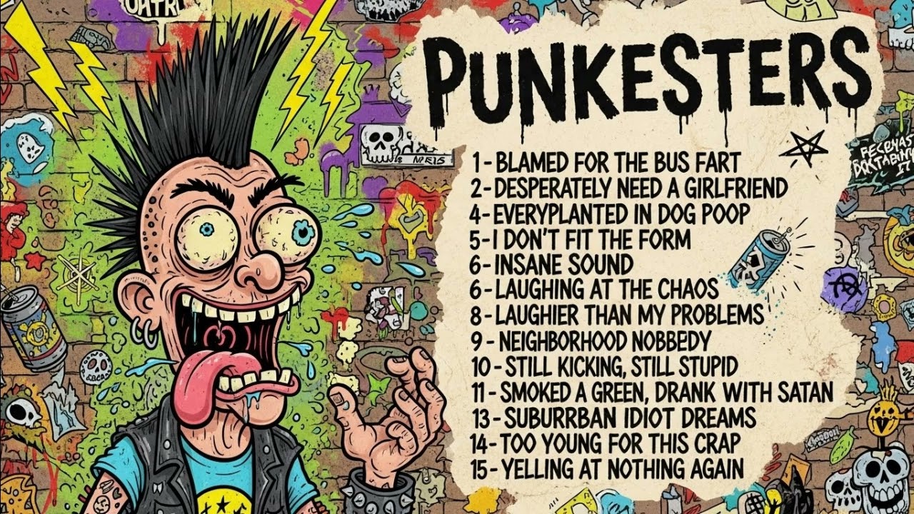 (FULL ALBUM) - Laughing at the Chaos | Punk Rock DIY Music with Anarchist Anthem Songs Compilation