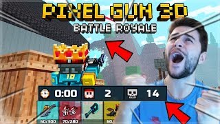 OMG! 14 KILLS VICTORY ROYALE MY BEST BATTLE ROYALE GAMEPLAY ELIMINATIONS | Pixel Gun 3D