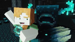 Friendly Warden - Alex and Steve Life (Minecraft Animation)