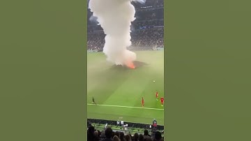 Meteor Crashes Onto the Football Field! Unreal Moment!⚡  #wow#ai#fail#really#crash