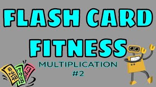 FLASH CARD FITNESS TABATA: MULTIPLICATION  PE activity or BRAIN BREAK! screenshot 4